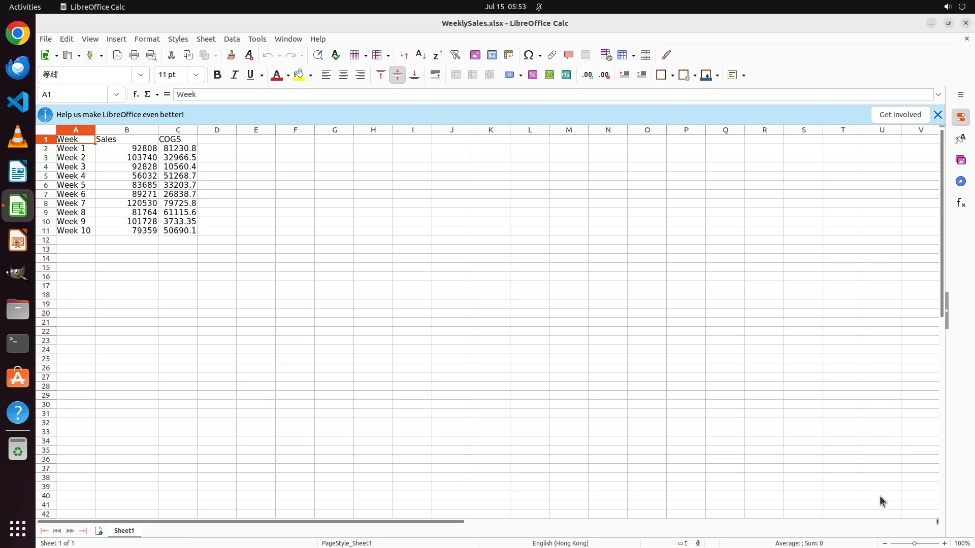 OSWorld LibreOffice Calc task state